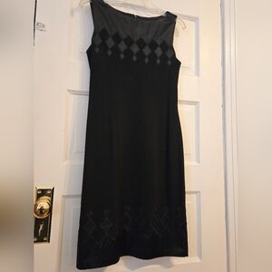 Elegant Black Sheath Dress Size 6